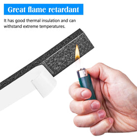 CloudBuyer tape with high-density backing sticking firm on HVAC panel.