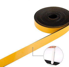 CloudBuyer flexible insulation tape conforms to irregular door frames.