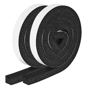 CloudBuyer foam strips adhesive 1in x 1in being measured for precise door seal.