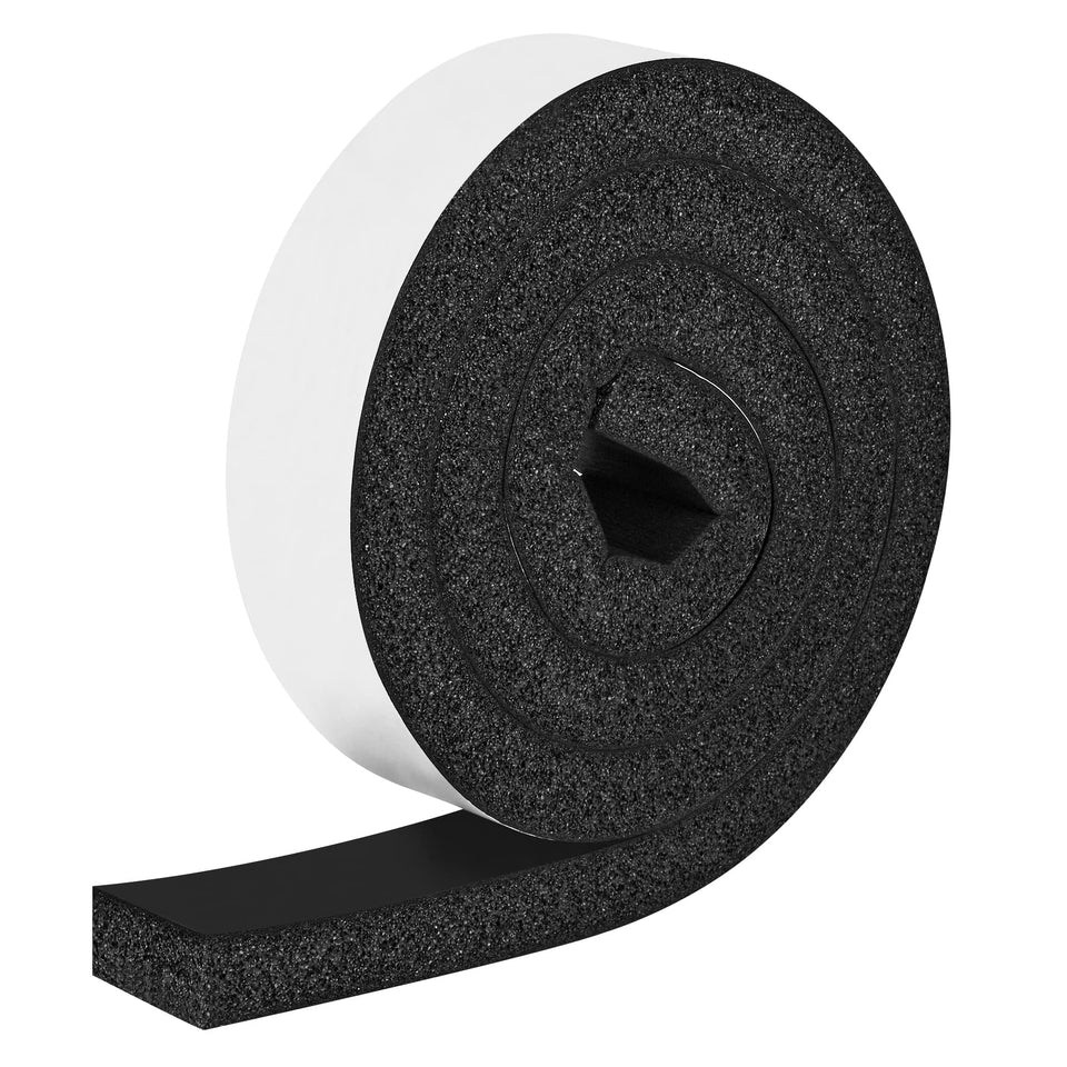 CloudBuyer foam strips with adhesive, 2in wide, for durable door and window sealing.