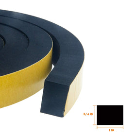 CloudBuyer adhesive-backed foam tape applied to car door for leak prevention.
