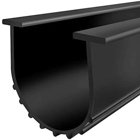 CloudBuyer garage door bottom seal kit with universal fit viewed from side for a tight seal