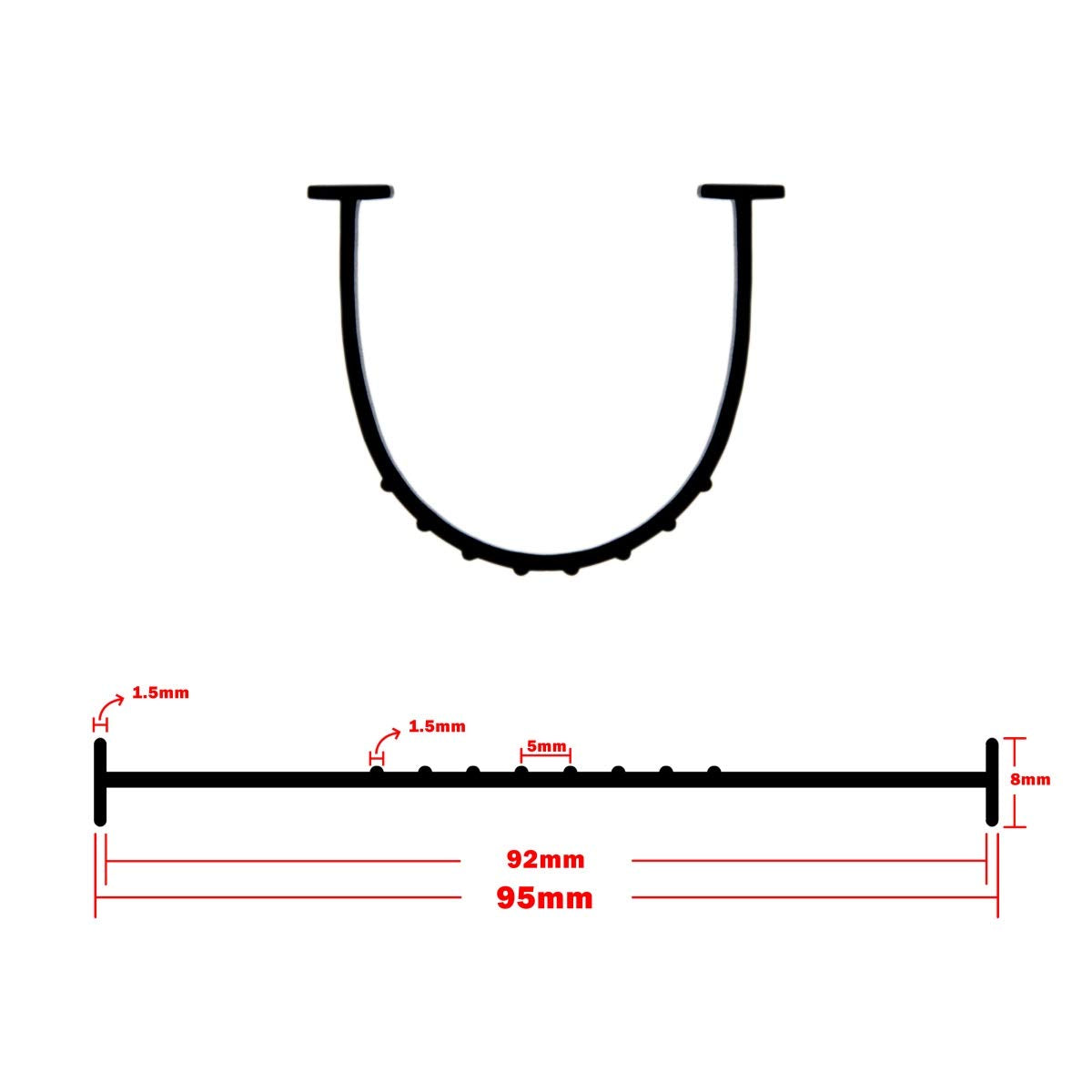 CloudBuyer heavy-duty rubber seal withstands -40 to 140 degree temperature extremes