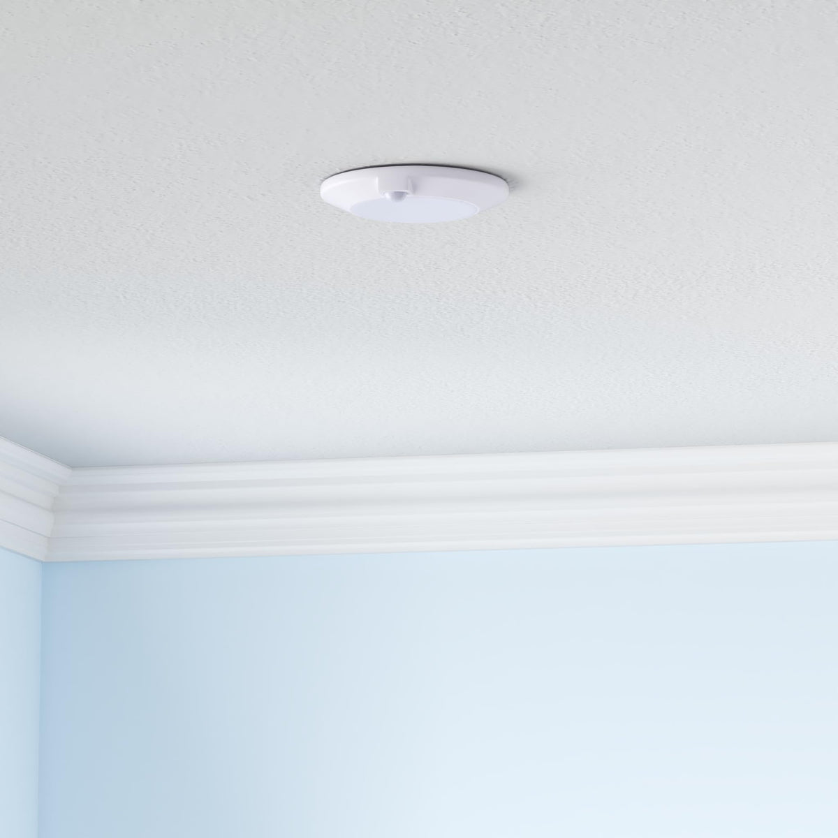 CLOUDY BAY 6-5 inch flush-mount light blends with ceilings for sleek small-space lighting.