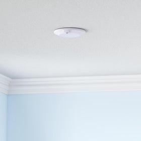 CLOUDY BAY 6-5 inch flush-mount light blends with ceilings for sleek small-space lighting.