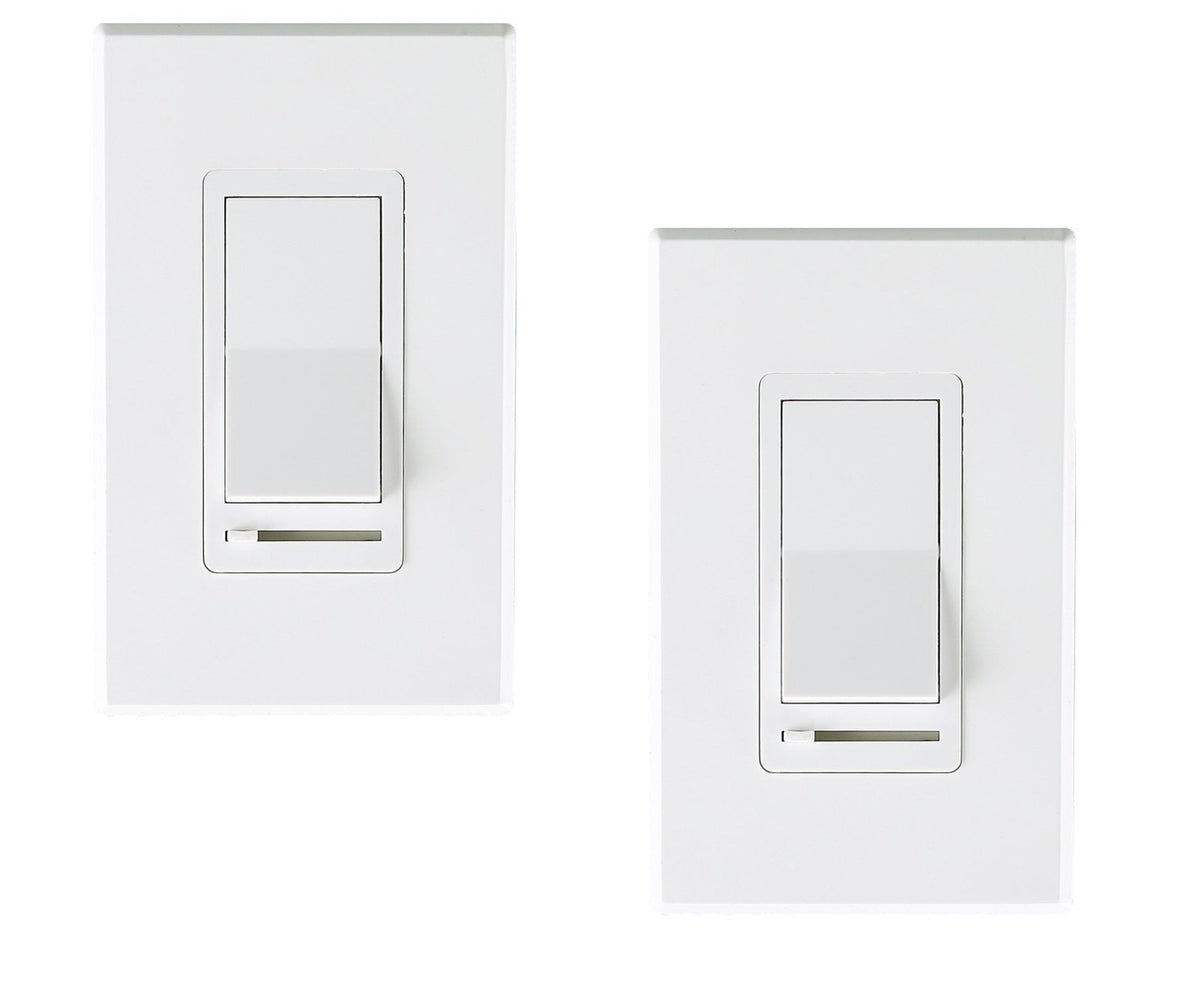 CLOUDY BAY dimmer front view with 3-way slide control for flexible lighting.