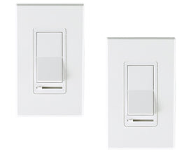 CLOUDY BAY dimmer front view with 3-way slide control for flexible lighting.