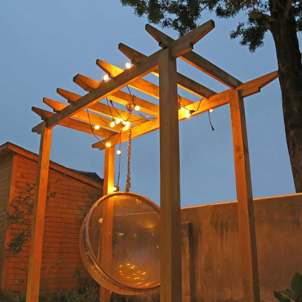CLSETAIC S14 LED bulb provides 360-degree illumination.