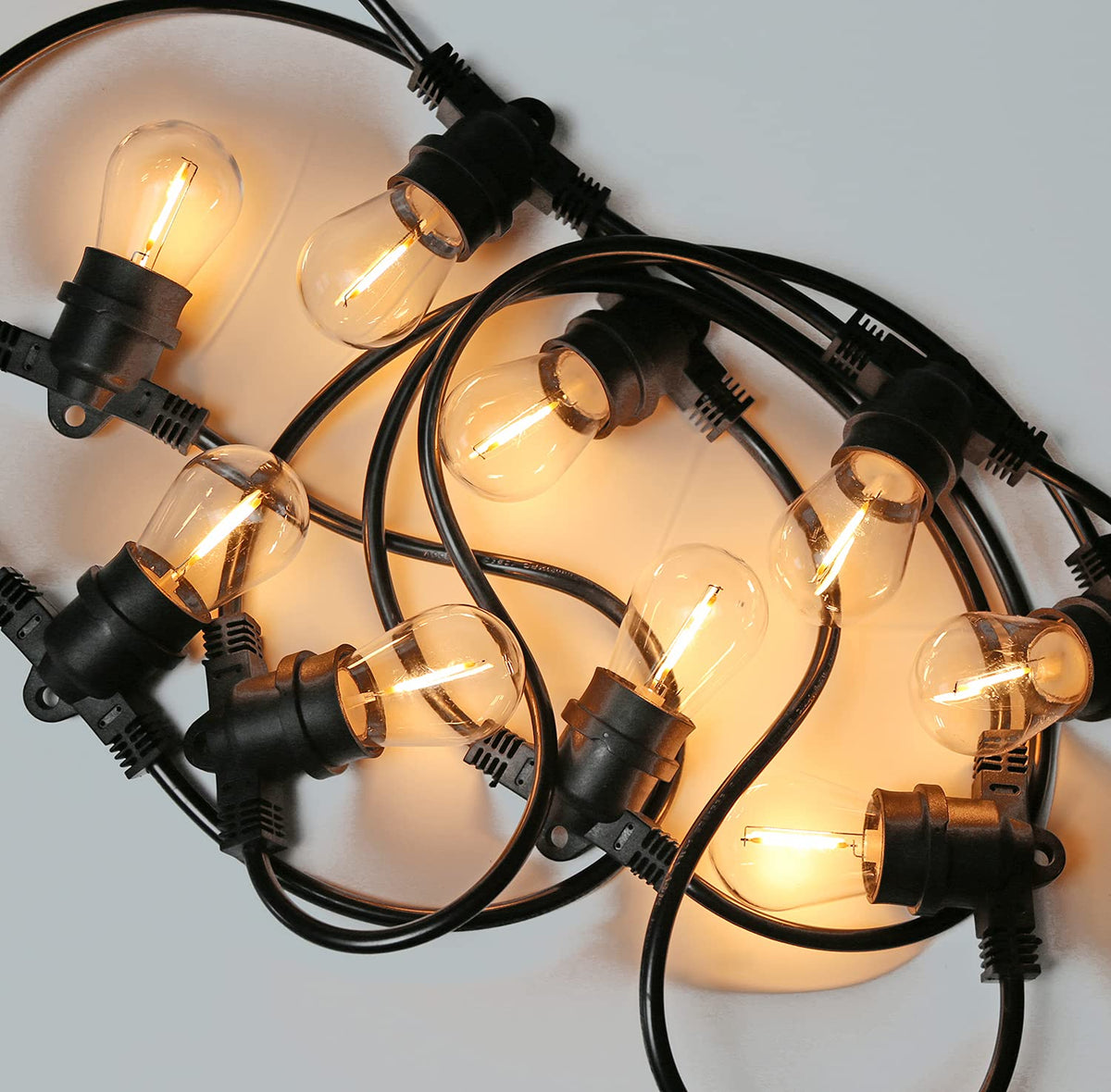 CLSETAIC S14 LED bulb saves energy with low heat.