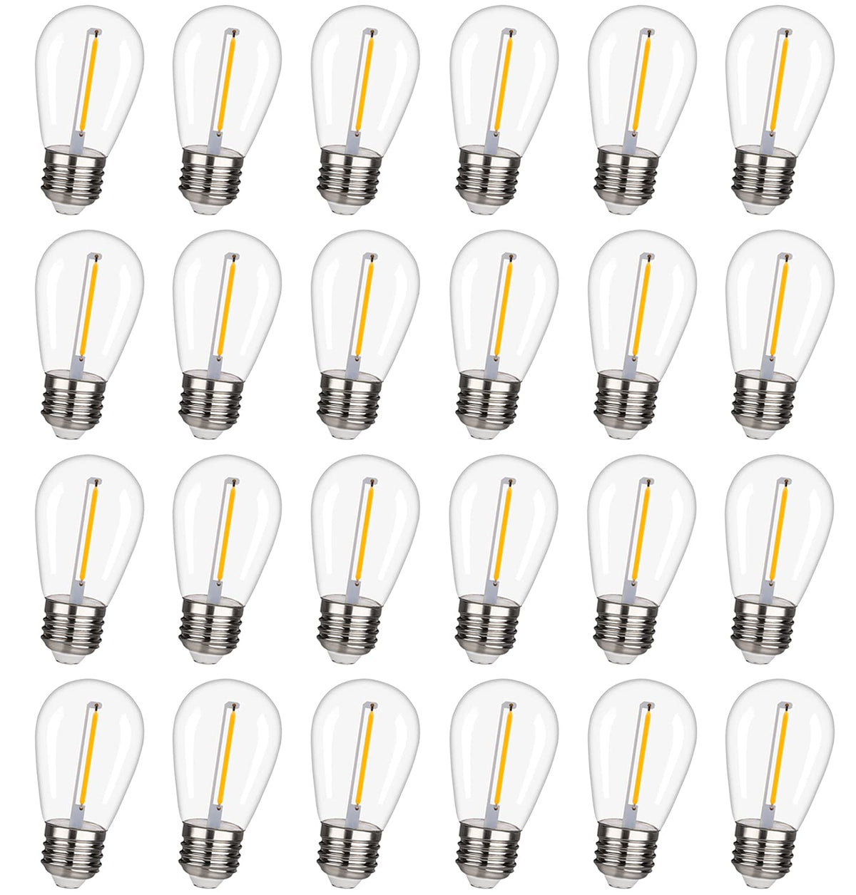 CLSETAIC S14 LED bulb, waterproof and shatterproof for outdoor string lights.