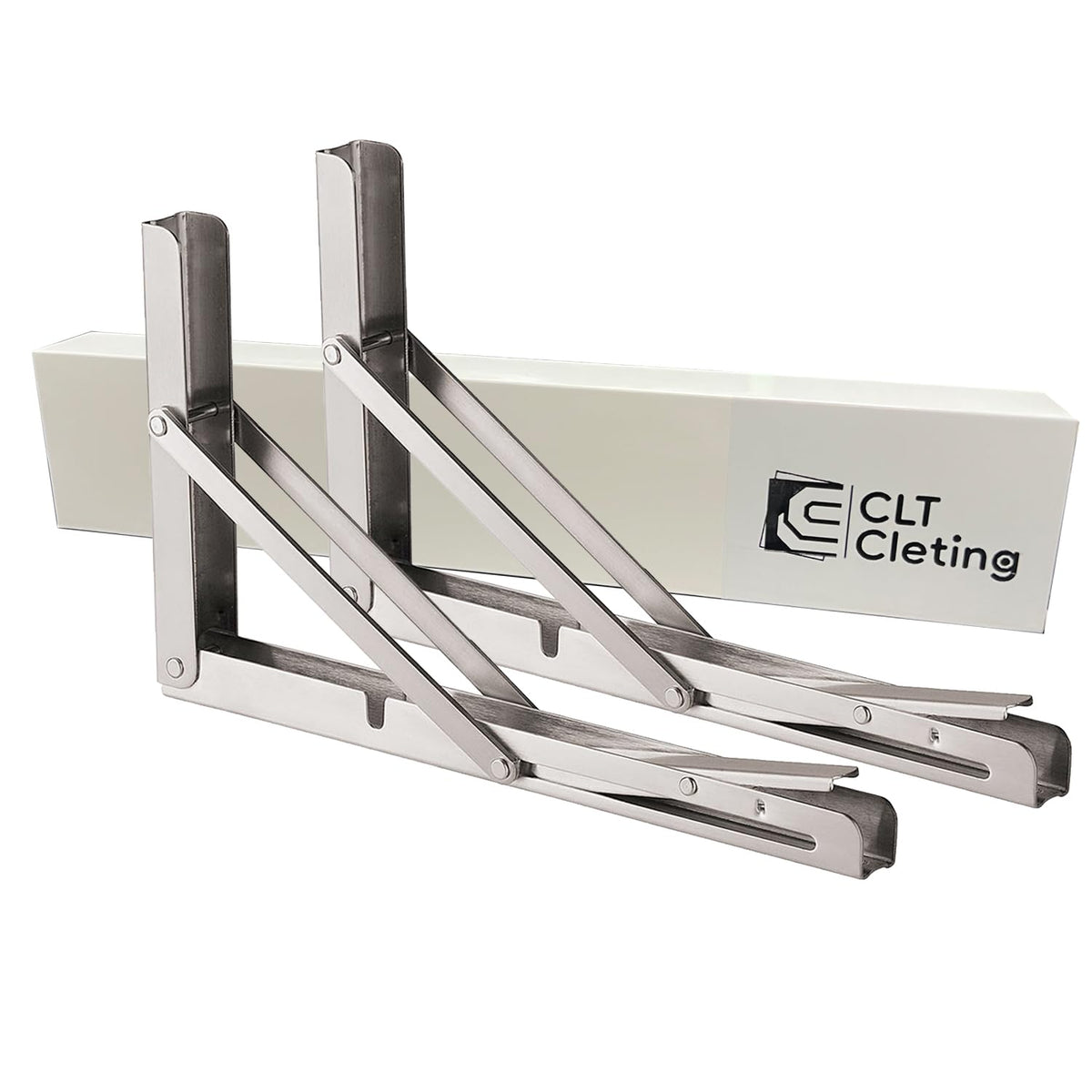 CLT CLETING folding bracket folded flat for compact storage