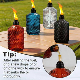 CMAQIL fiberglass wick kit for citronella torches