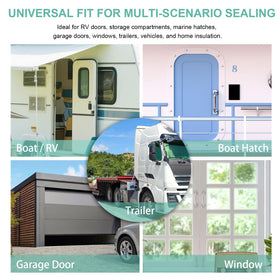CMILAI adhesive-backed EPDM weather strip for quick door and window sealing.
