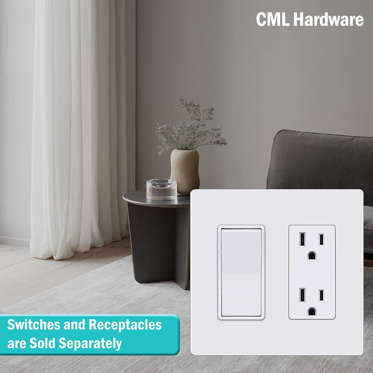 12-pack value from CML Hardware, ideal for multiple rooms or contractor projects.