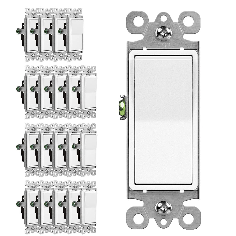 CML Hardware 3-Way Decorator Paddle Switch front view for stylish lighting control.
