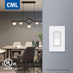CML Hardware Decorator Switch 3-year warranty visible in bulk pack image