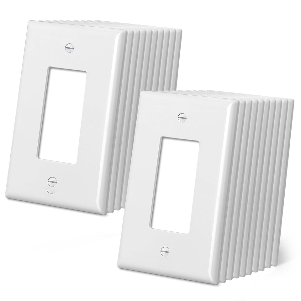 CML Hardware oversized decorator wall plate in a 20-pack concealing wall gaps