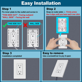 CML wall plate 1-gang size 2.91 x 4.68 inches
