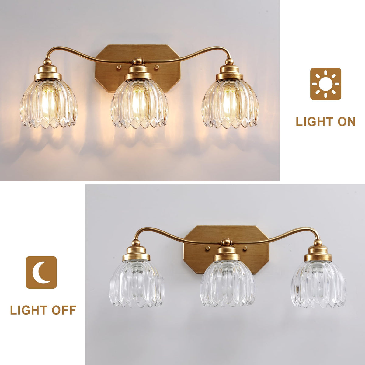 CmnVmn hand-painted gold finish adds old-world elegance to spaces.