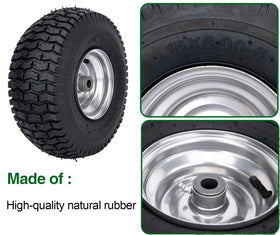 CMOOD multi trace tread improves grip on lawns