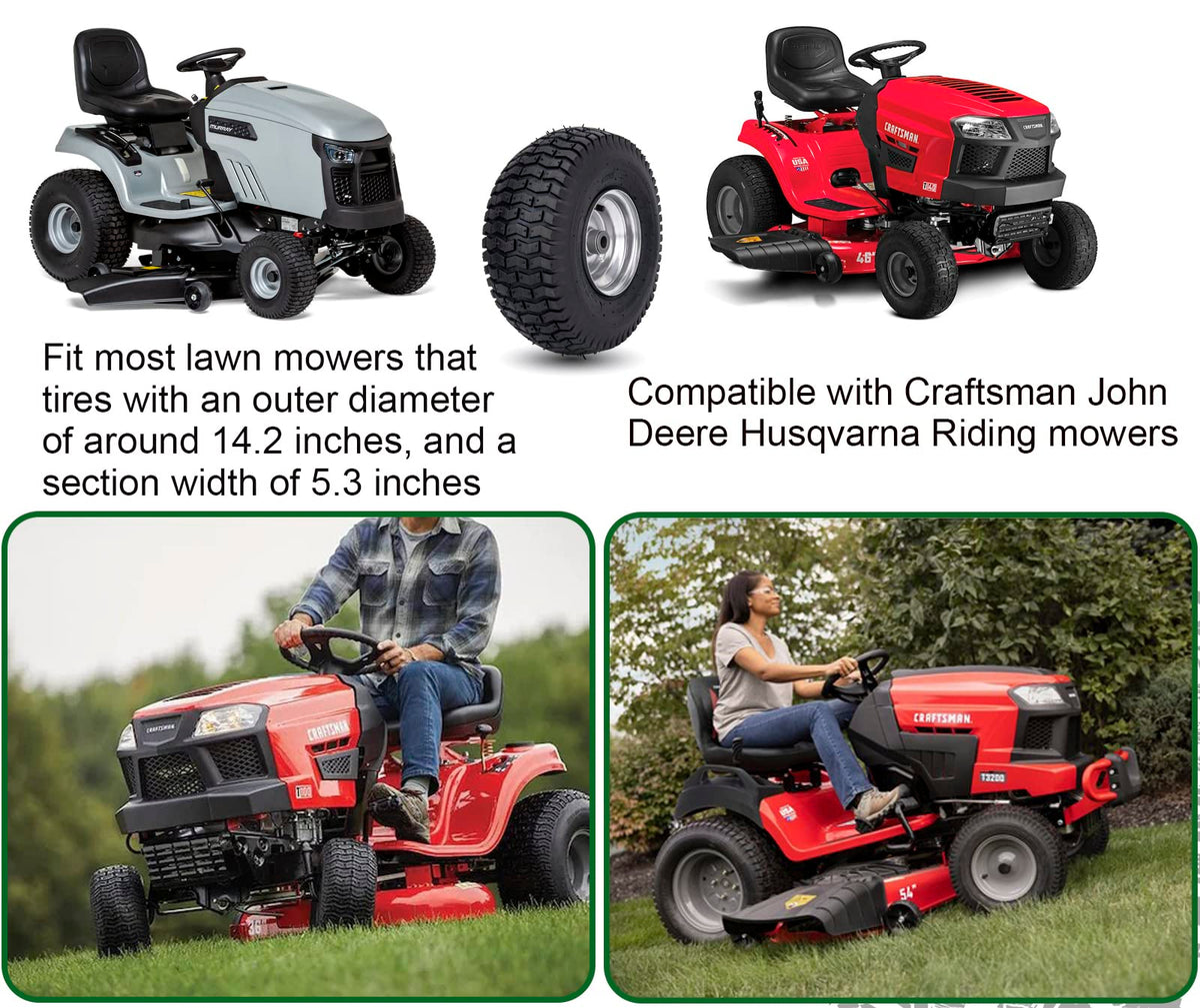 CMOOD pneumatic 4 ply tire enhances durability and ride comfort