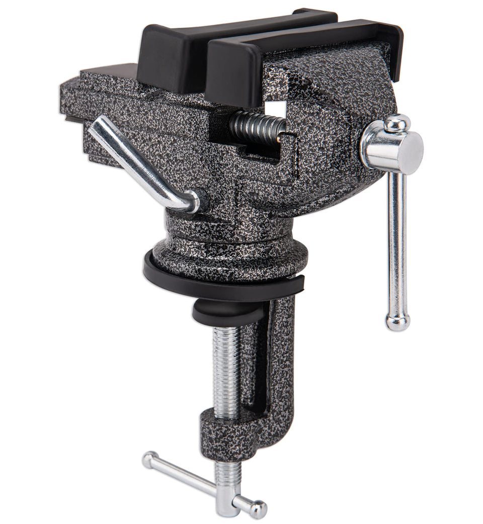 CMOOD Universal Table Vise 3 Inch front view showing firm clamping
