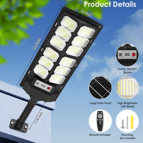 CNOIJUTS quick-install outdoor solar light saves time during installation.