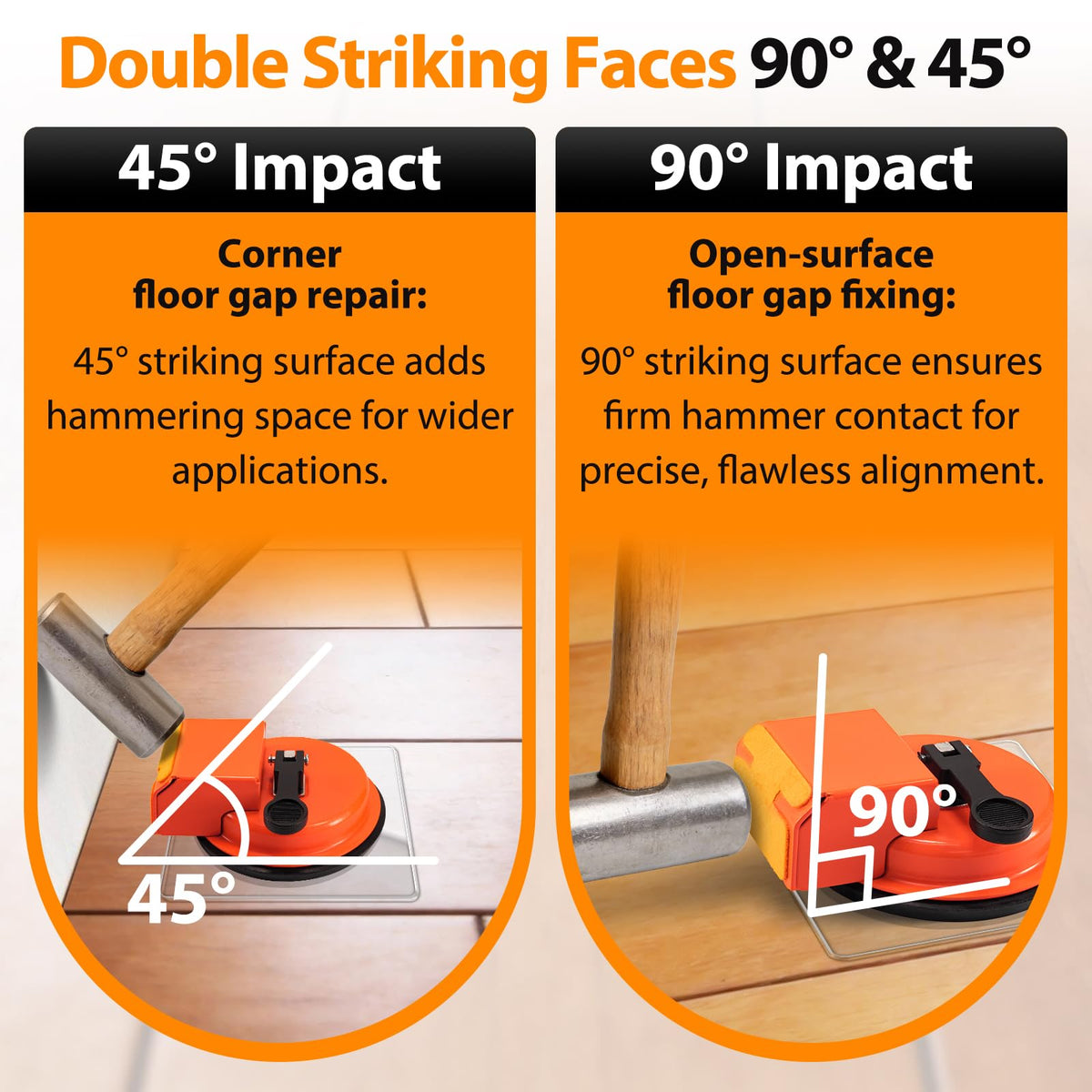 CNARIO Floor Gap Fixer Tool includes six adhesive pads for stable repairs.