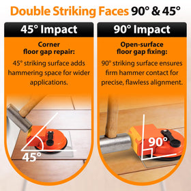 CNARIO Floor Gap Fixer Tool includes six adhesive pads for stable repairs.