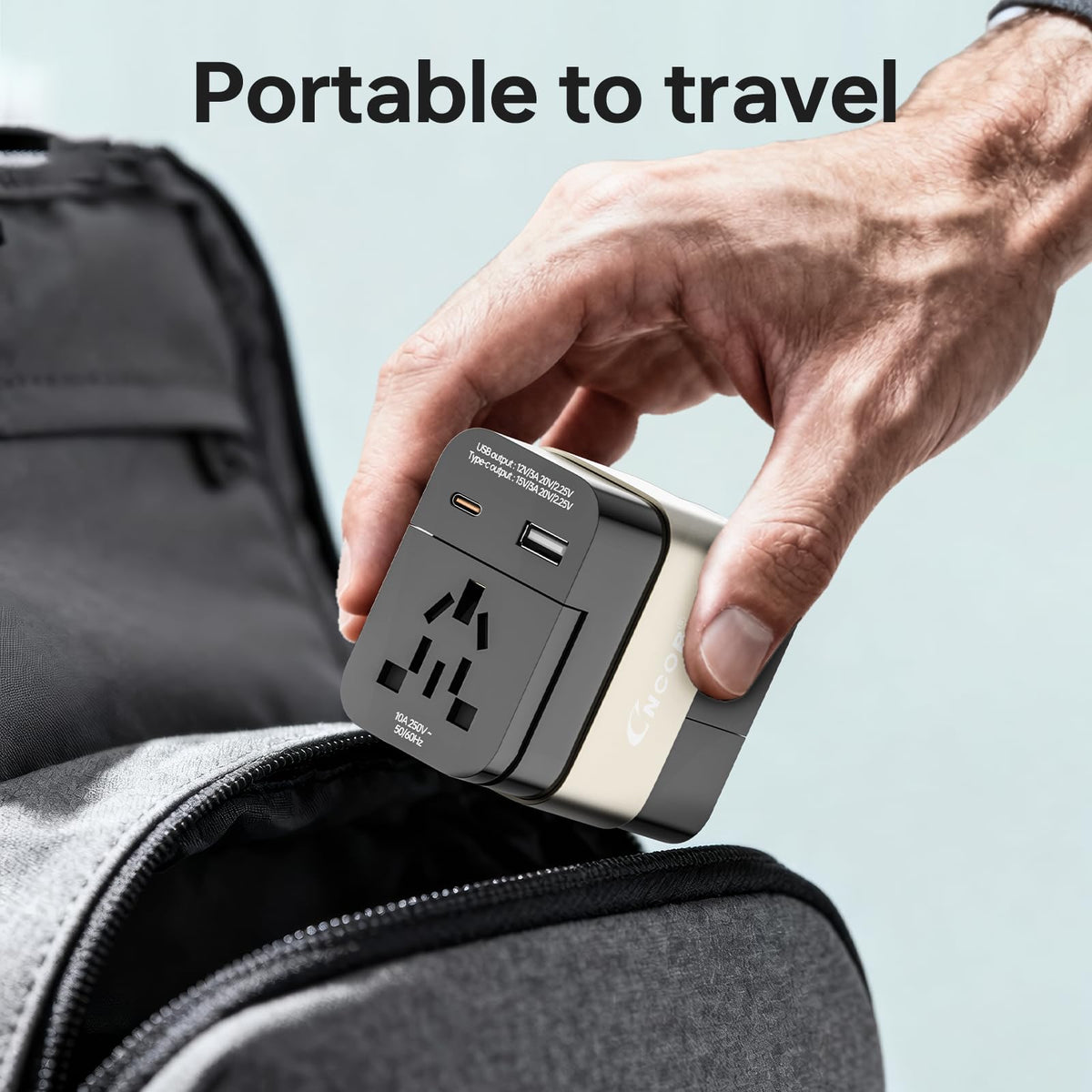 CNCOB durable housing with efficient heat dissipation for travel durability