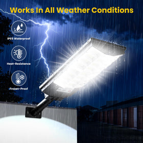 CNOIJUTS IP65 waterproof construction withstands rain and snow
