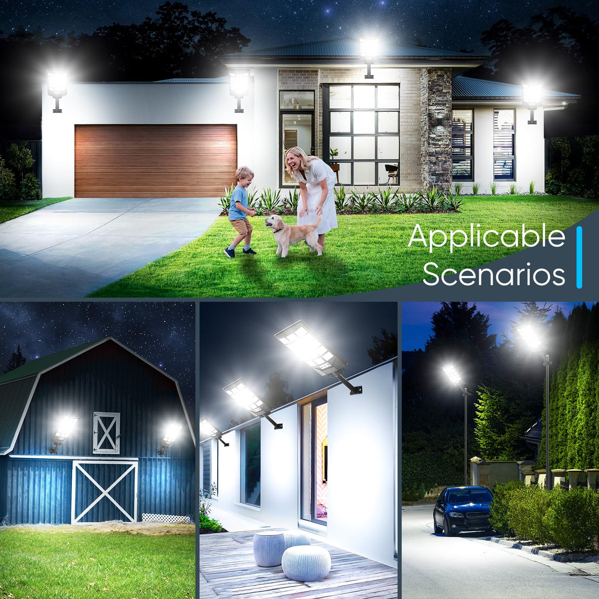 CNOIJUTS solar street light remote control use for timing and brightness