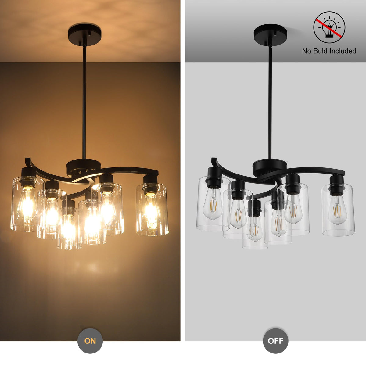 CNRATYE dimmable compatibility lets you tailor ambience