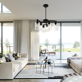 CNRATYE height adjustable chandelier rods for precise hanging