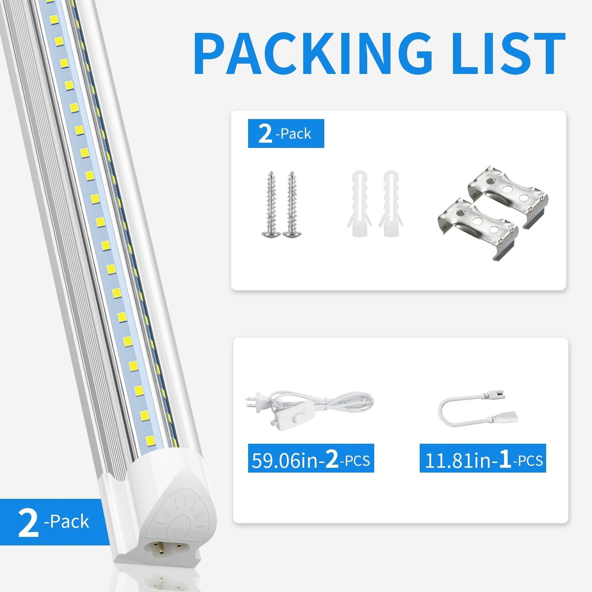 CNSUNWAY bright 5000K daylight illumination for clear tool visibility.
