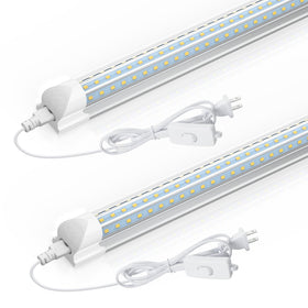 CNSUNWAY LED Shop Light 2ft front view for bright, even workbench illumination.