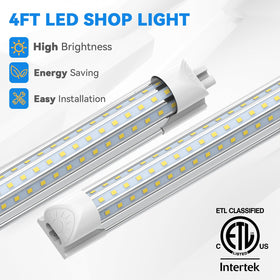 CNSUNWAY LED shop light 6500K daylight creates crisp workspace visibility.