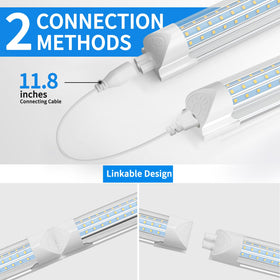 CNSUNWAY LED Shop Light 6500K cool white for precise task visibility.