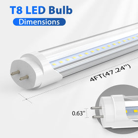 CNSUNWAY Lighting 4ft LED tube single-ended power for simple mounting