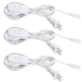 CNSUNWAY Lighting T5/T8 extension cord, 10 ft for flexible fixture placement.