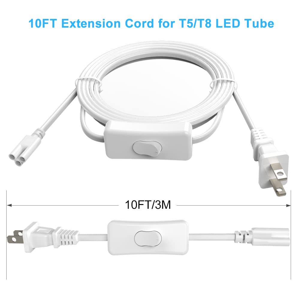CNSUNWAY Lighting three-pack extension cords for multiple fixtures.