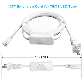 CNSUNWAY Lighting three-pack extension cords for multiple fixtures.