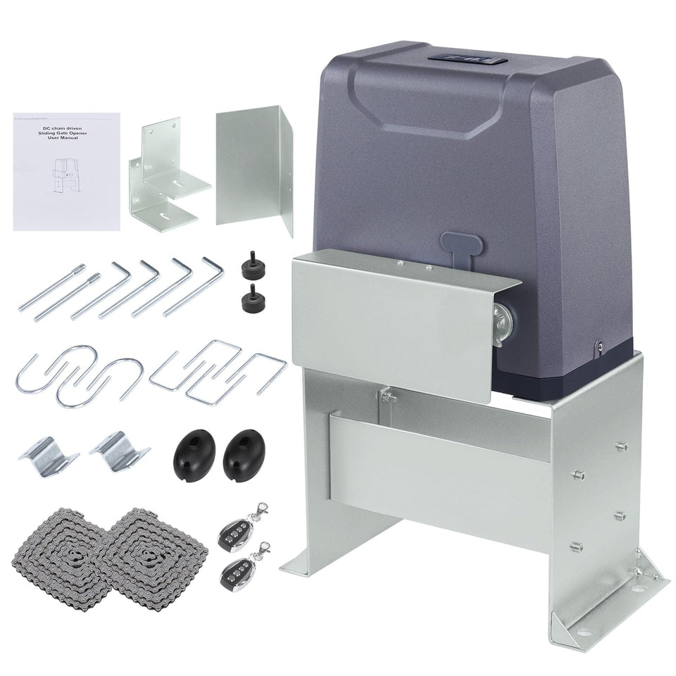 CO-Z 3300lb gate opener motor unit with weatherproof ABS housing for smooth operation.