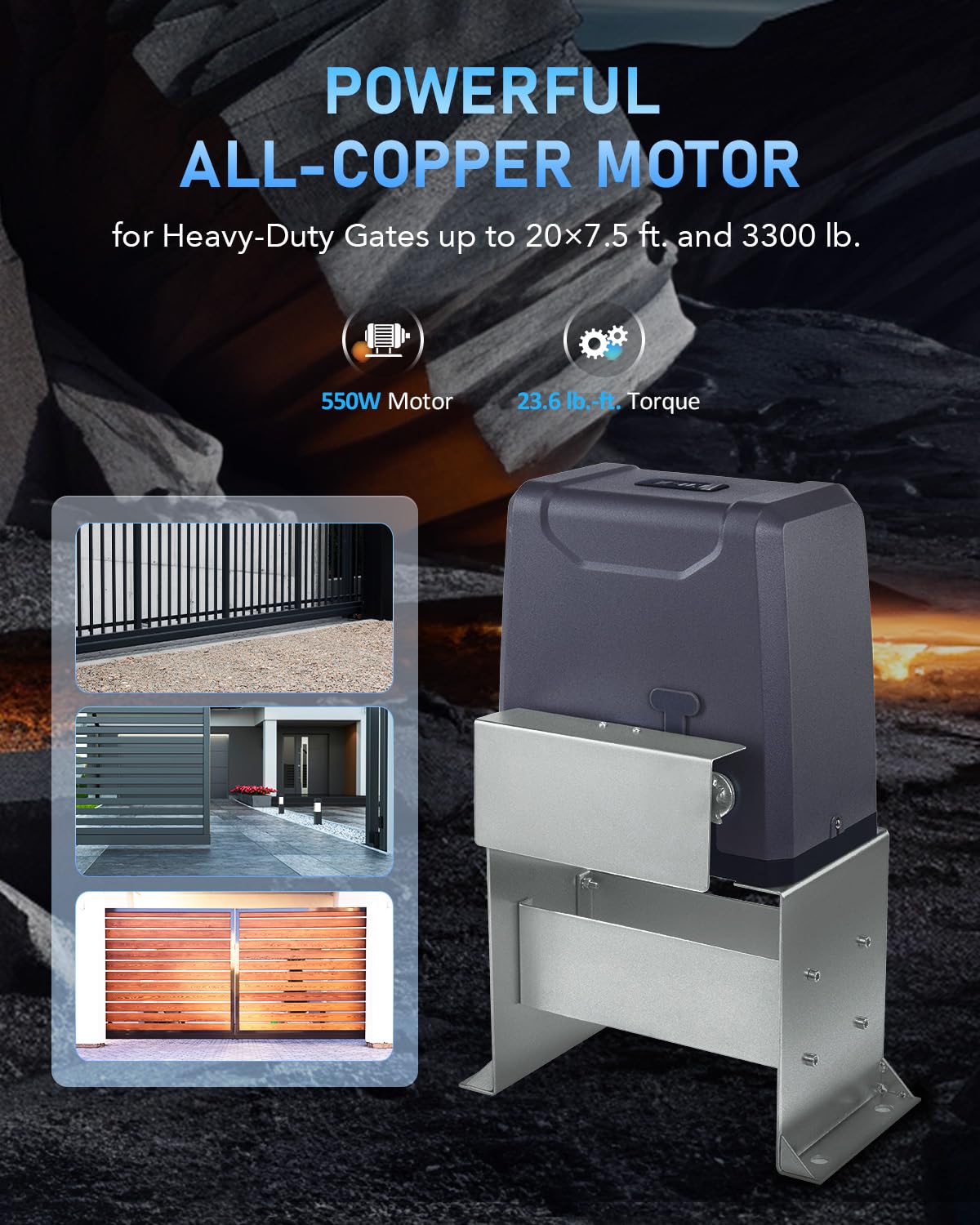 CO-Z remote controls provide convenient gate access from up to 100 feet.