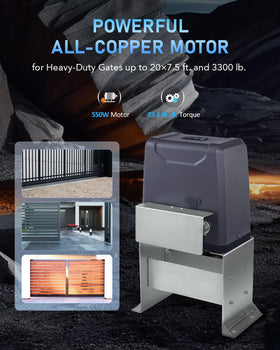 CO-Z remote controls provide convenient gate access from up to 100 feet.