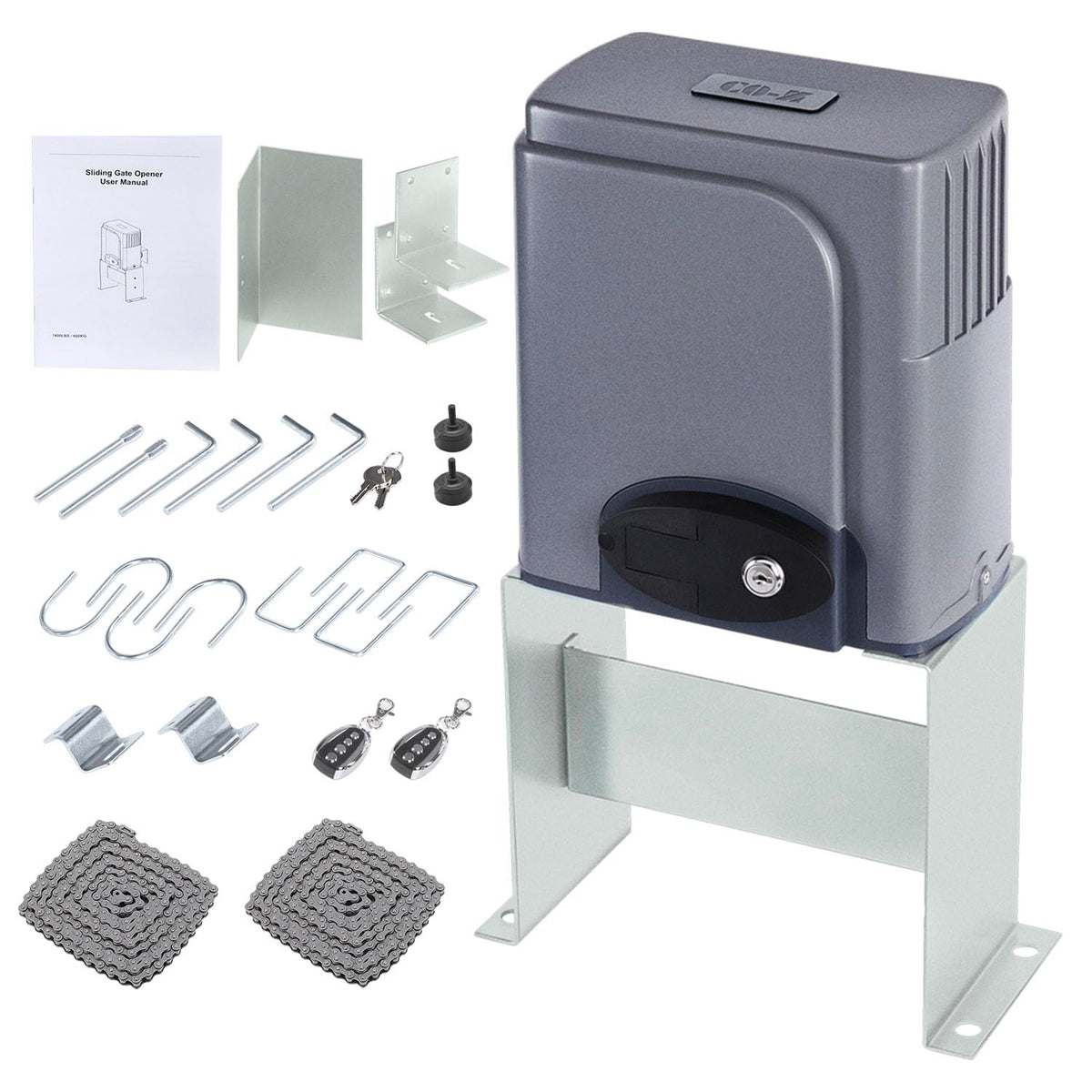 CO-Z CG1400 side view gate opener for smooth driveway access.