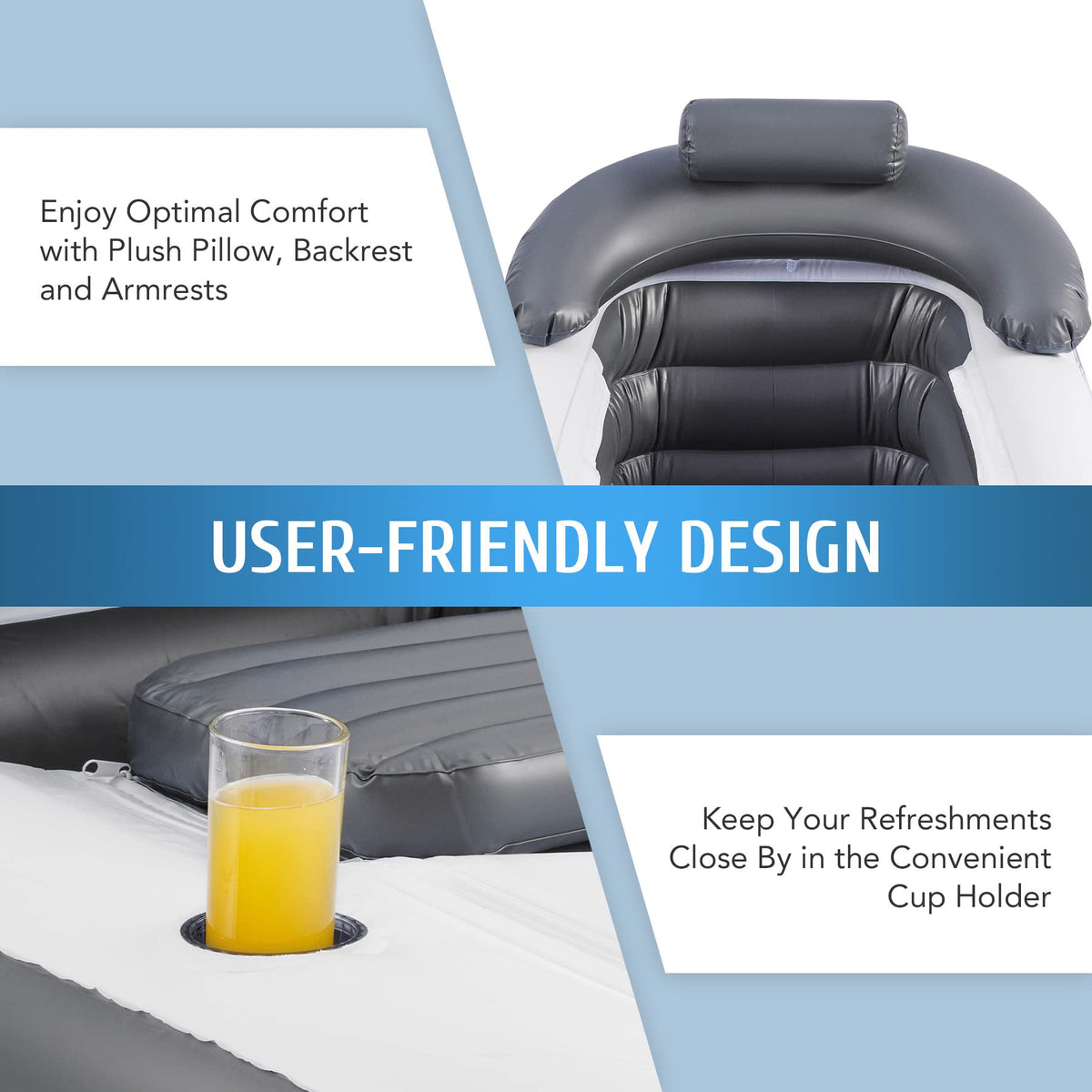 CO-Z ergonomic armrest supports a relaxed seated position.