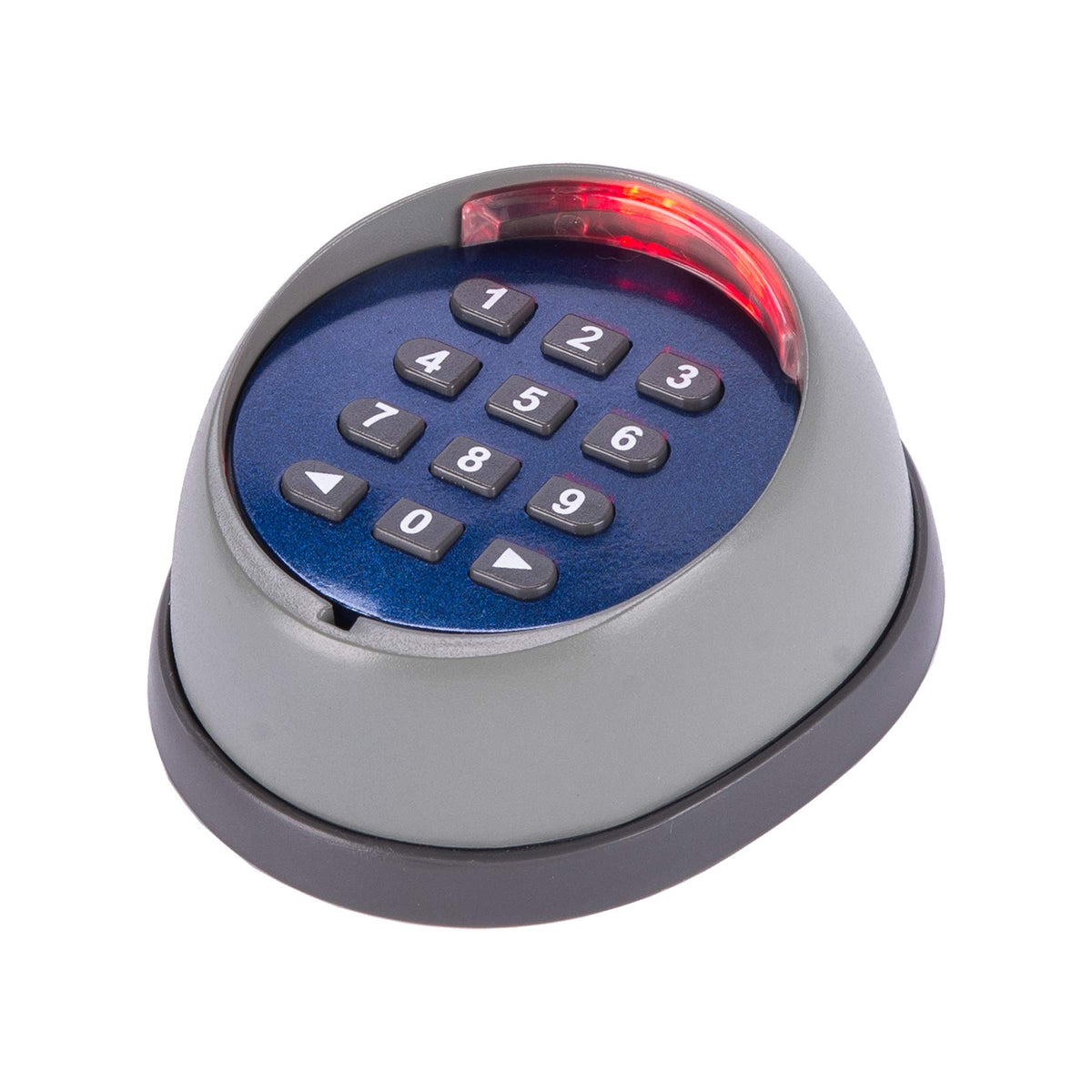 CO-Z security keypad range shown across open space and indoor settings