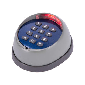 CO-Z security keypad range shown across open space and indoor settings