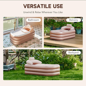 CO-Z 63 by 33 by 29 inch dimensions fit indoor or outdoor spaces.